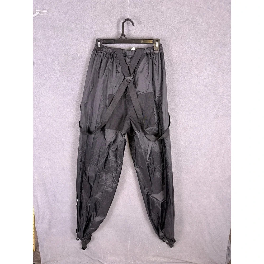 Tourmaster‎ Motorcycle Rain Pants Men's M Black Lightweight Windbreaker Cargo